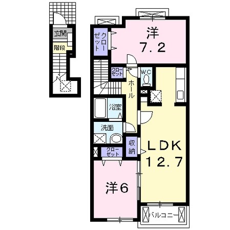 サンレミ・国森Ｄの物件間取画像